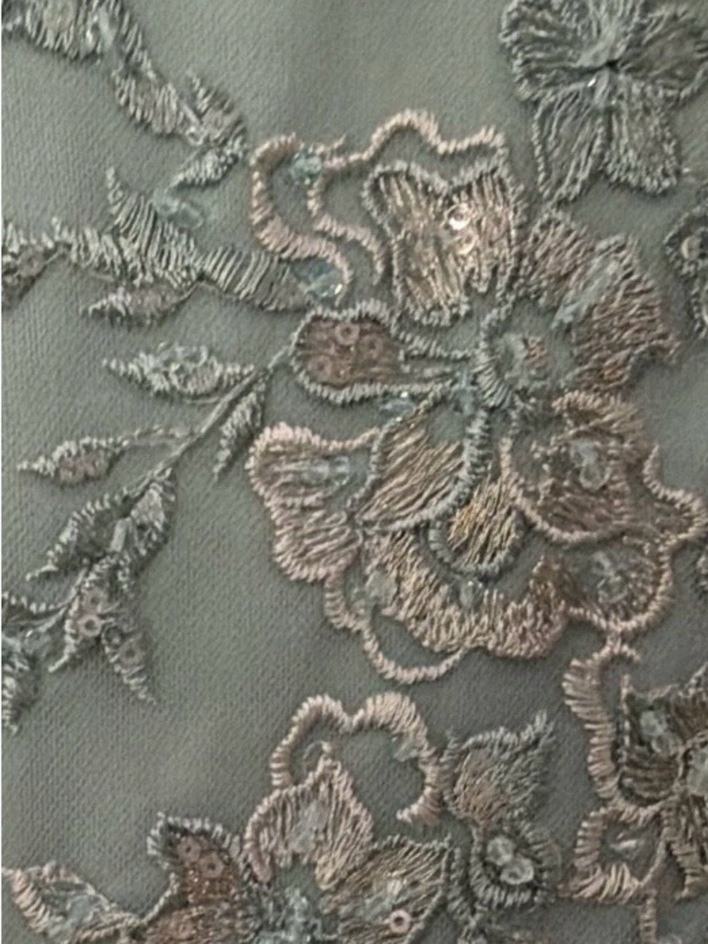 Mac Duggal Strapless Mint Green Bow-Detail Fringe Sheath Dress - Picture 11 of 11